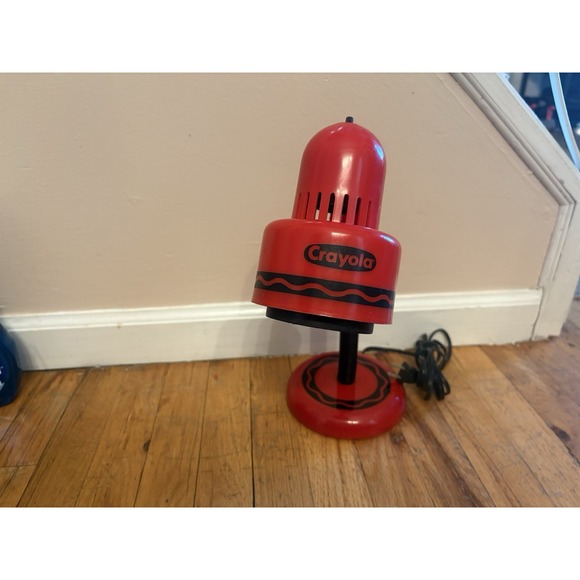 Vintage 1980s‎ Crayola Red Crayon Desk Lamp Adjustable Gooseneck-tested Working - Picture 2 of 5
